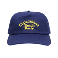 DAZU Manufacturer Navy Blue 5-Panel Unstructured Hat Low Profile Adjustable Cotton Mens Baseball Cap Vintage Style Letter