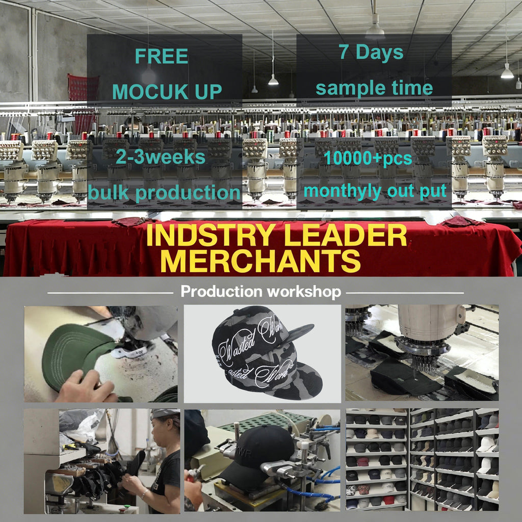 Wholesale China High Quality Custom Embroidery logo Fifty Snap Back Snapback Gorras Goras Fitted Caps Hats for Men Man
