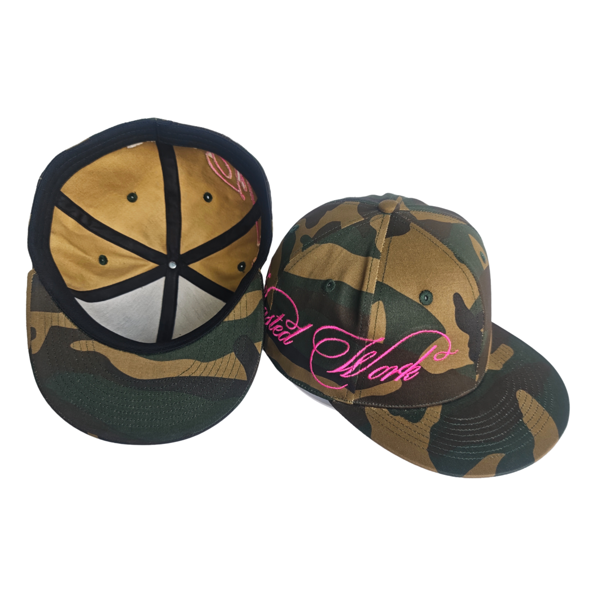 Wholesale China High Quality Custom Embroidery logo Fifty Snap Back Snapback Gorras Goras Fitted Caps Hats for Men Man
